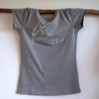 DÜNENKIND T-Shirt Logo Damen Opal L