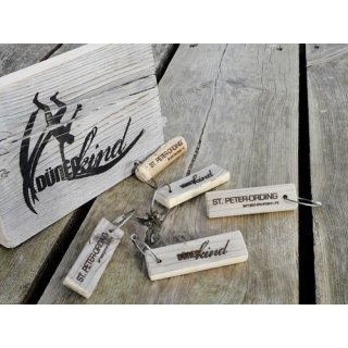 DÜNENKIND Schlüsselanhänger aus Strandholz Strandholz