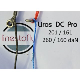LINESTOFLY Liros DC Pro 201/161 260/160daN Extensions Blue / White / Black 5m