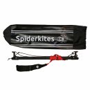 SPIDERKITES Controlbar mit Tasche und Kite-Killer 2-Leiner 50cm Black