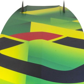 OZONE CODE V2 Freeride Kite Board inkl. V2-Bindung 138x41 cm green-lime