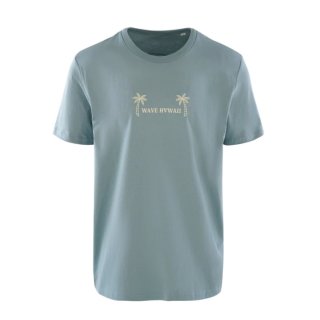 WAVE HAWAII T-Shirt Waimea Blue, Bio Baumwolle