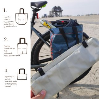 COBAGS Bikezac 2.0 - Beachbag Simply Black