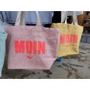 DÜNENKIND Strandtasche aus Jute "MOIN"