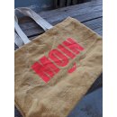 DÜNENKIND Strandtasche aus Jute "MOIN"
