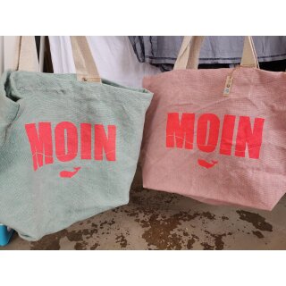 DÜNENKIND Strandtasche aus Jute "MOIN"
