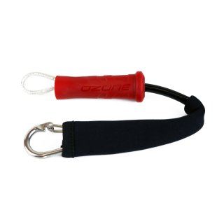 OZONE Short Safety Leash V2 with Quick Release Short Black